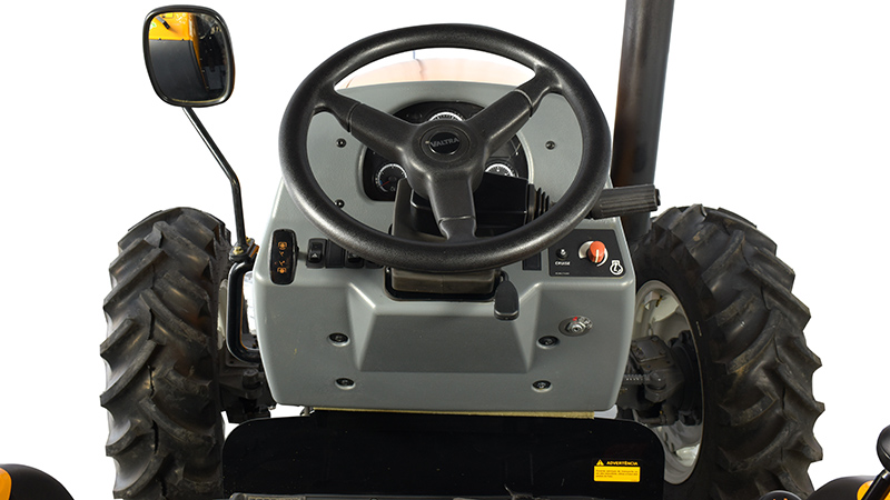 Tractor interior
